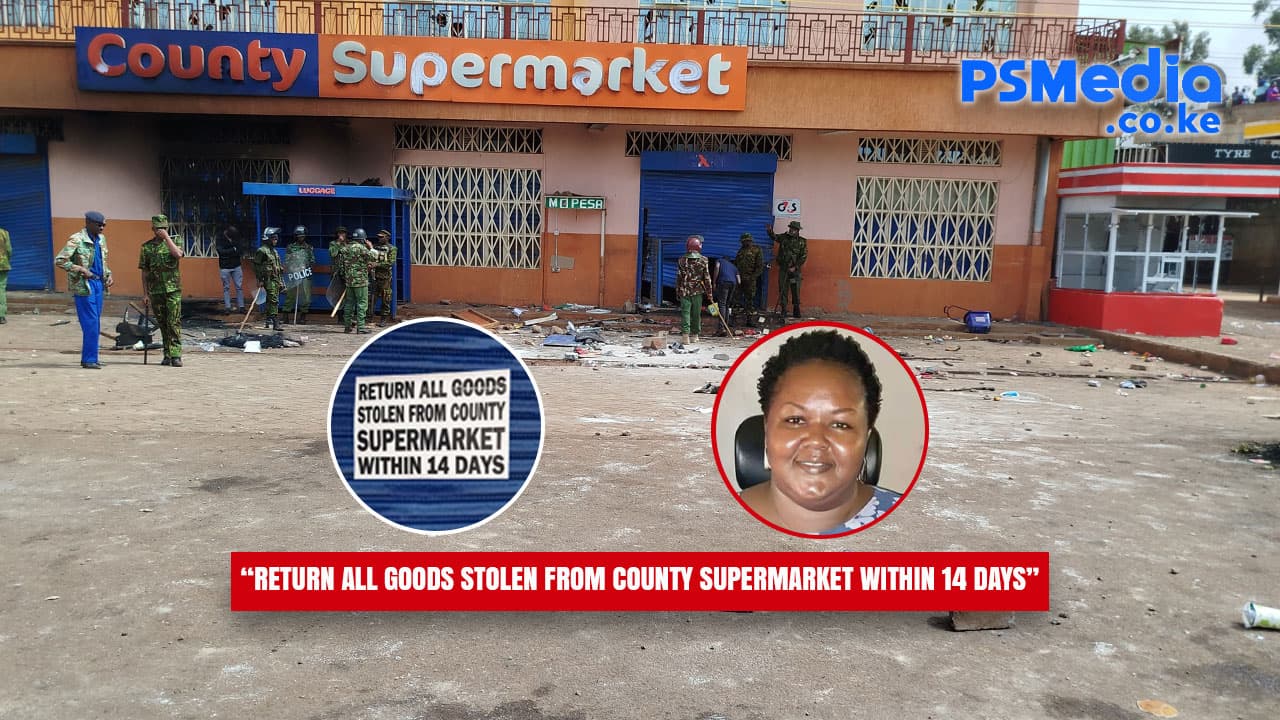 Return Stolen Goods or Face Consequences: Murang’a Supermarket Owner Issues Stark Warning